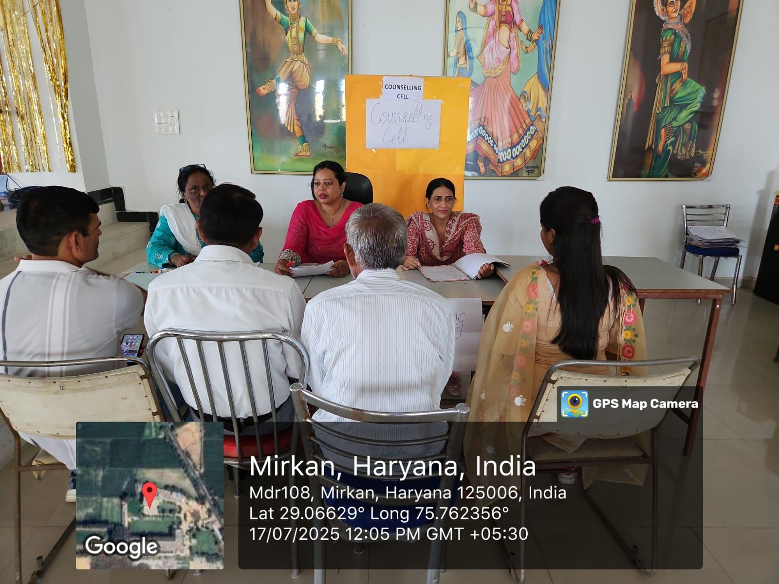 Parent Student Counselling